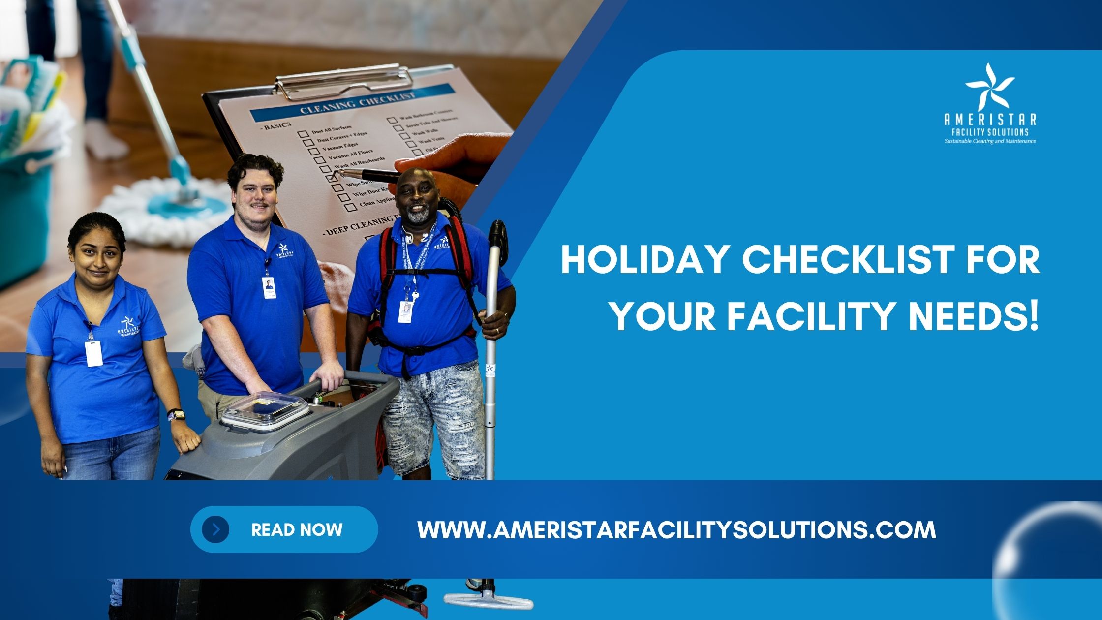 Holiday Cleaning Checklist for Commercial Facilities and Office Buildings