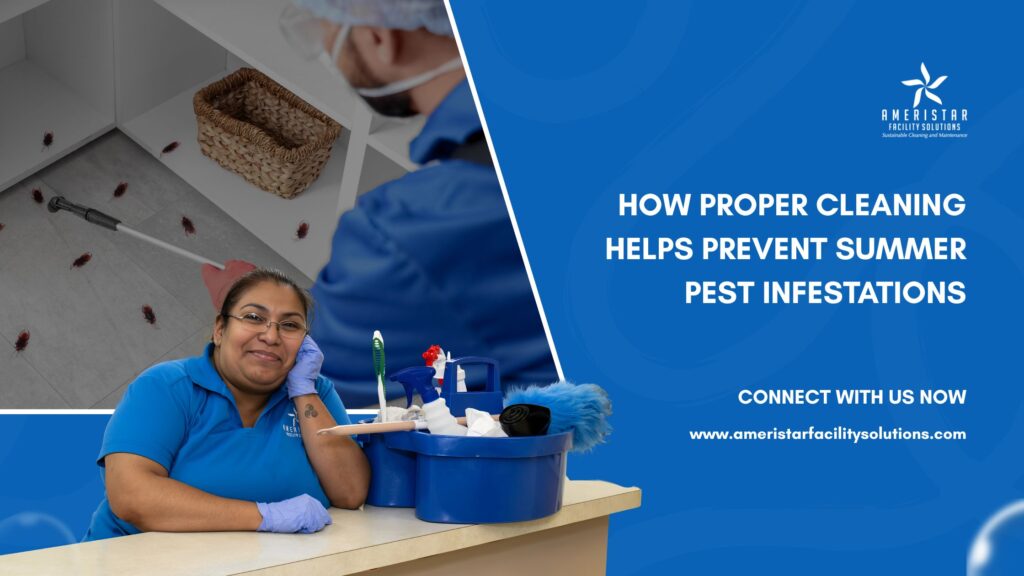 How Janitorial Cleaning Helps Prevent Summer Pest Infestations
